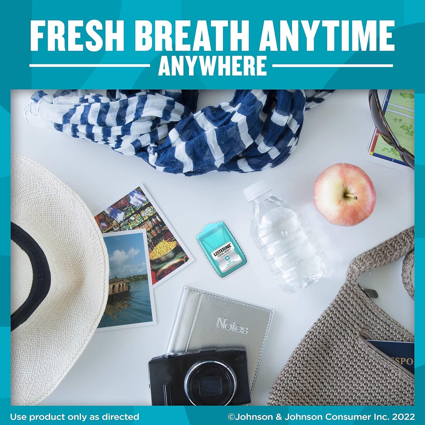 Listerine Cool Mint juostelės gaiviam burnos kvapui