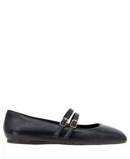 Moteriški Harisa Slip-On Buckle Square Toe Mary Jane balerinos bateliai