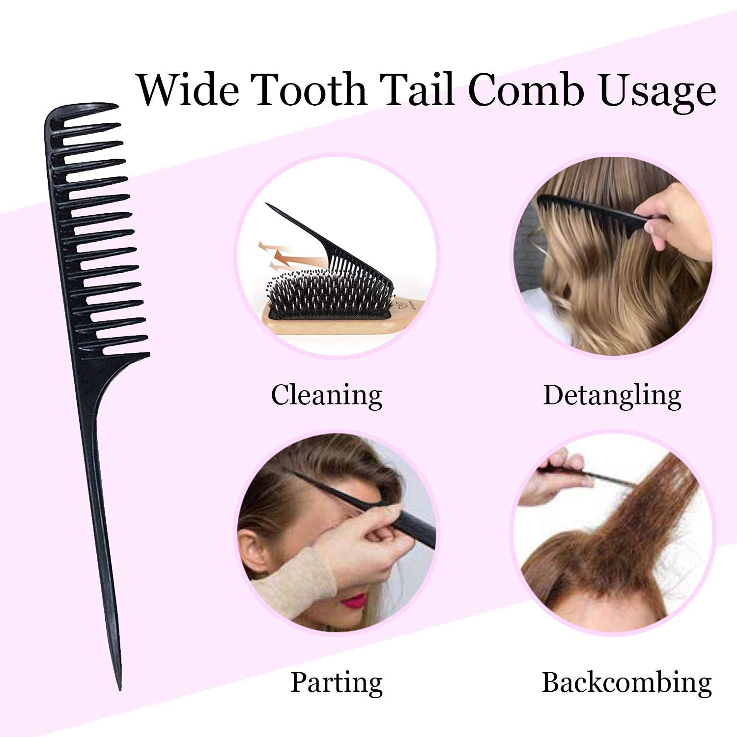 Hair Brush Boar Bristle Hairbrush 