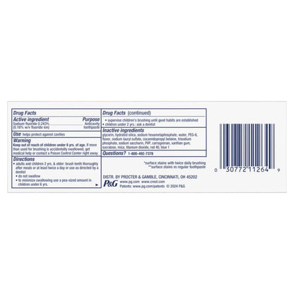 Crest 3D White Brilliance Luminous Purple balinanti dantų pasta, 3 vnt. 