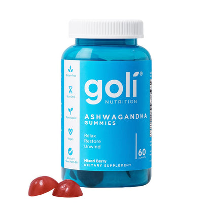 Goli ašvaganda ir vitamino D guminukai