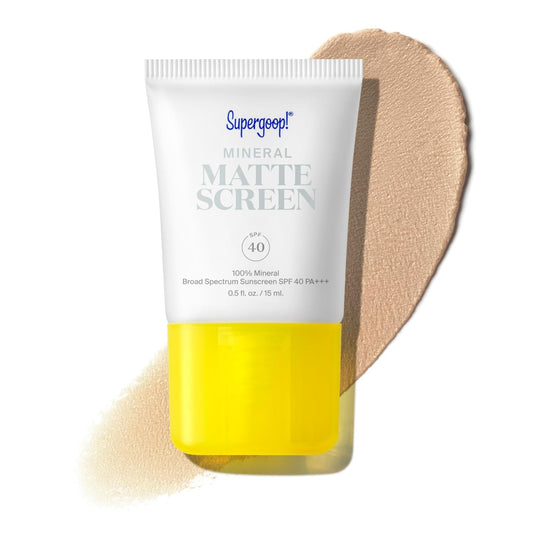 Supergoop! Mineralinė matizuojanti apsauga nuo saulės, SPF 40 