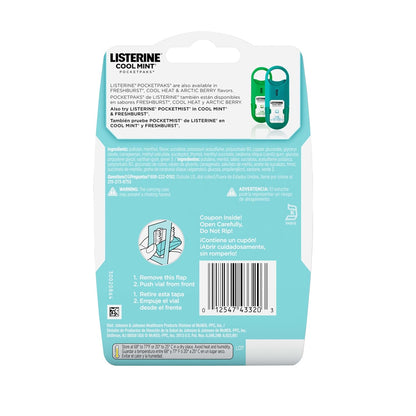 Listerine Cool Mint juostelės gaiviam burnos kvapui