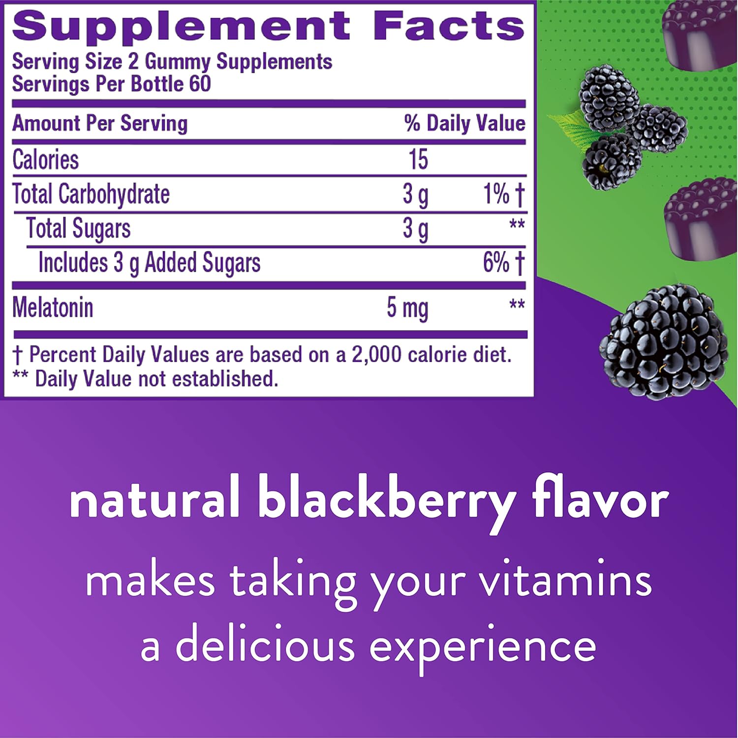 Vitafusion Extra Strength Melatonin Gummy Vitamins, 5Mg, 120 Ct Gummies