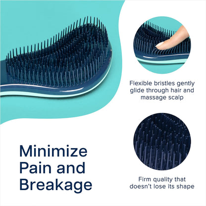 Crave Naturals Glide Thru Detangling Brush for Adults & Kids Hair 