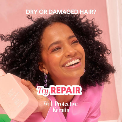 MONDAY HAIRCARE Repair Shampoo and Conditioner Set for Dry to Damaged Hair, Made with Keratin, Coconut Oil, Shea Butter and Vitamin E