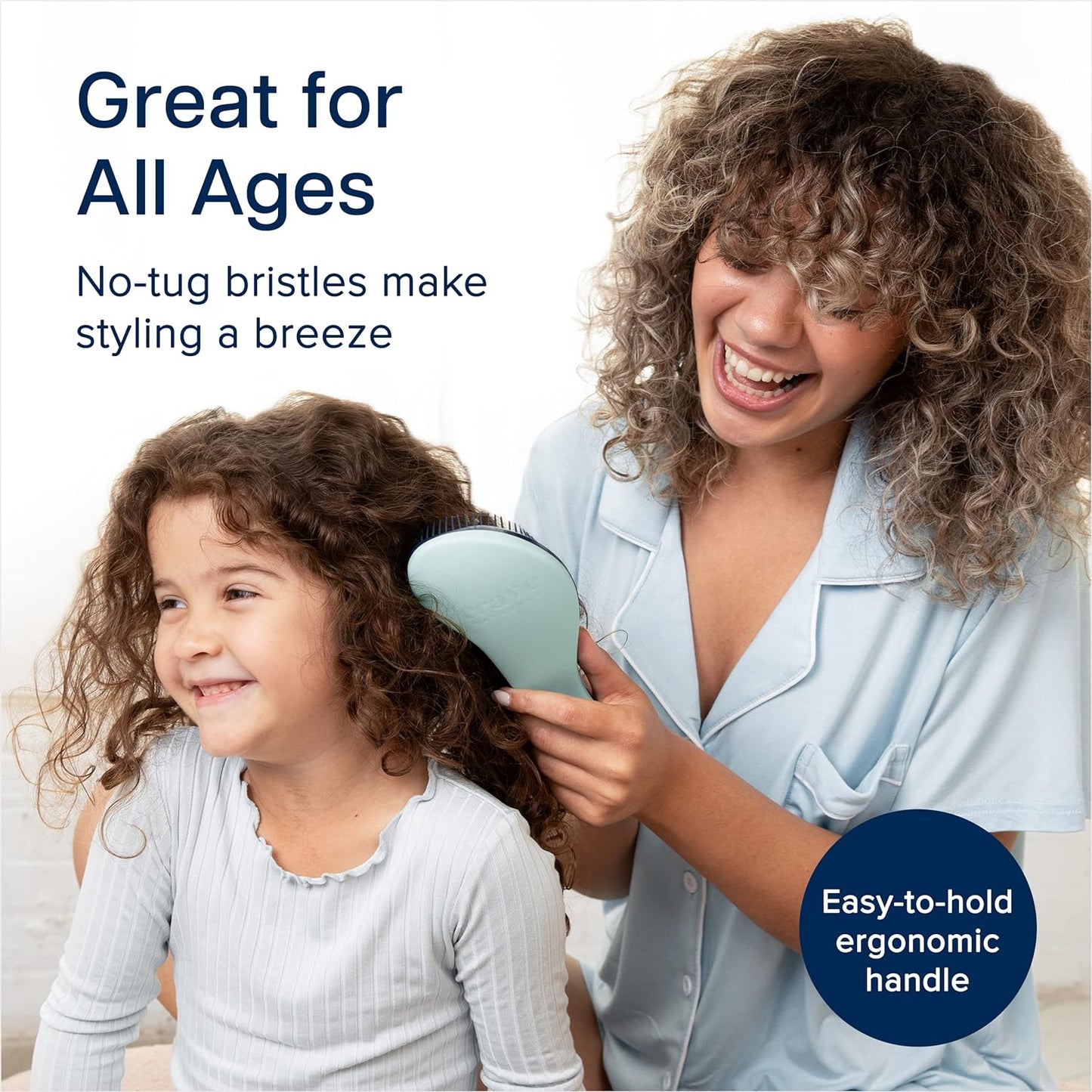 Crave Naturals Glide Thru Detangling Brush for Adults & Kids Hair 